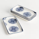 STRIA STARBURST 8" TRAYS, SET OF 4