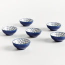 STRIA GRID DIP BOWLS, SET OF 6