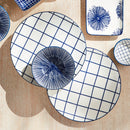 STRIA 8.5" PLATES, SET OF 4
