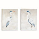 NAPA Home & Garden, HERON PAIR HAND-EMBELLISHED GICLEES, SET OF 2