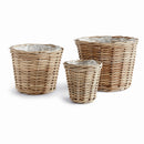 NAPA Home & Garden, NORMANDY TAPERED BASKET PLANTERS, SET OF 3