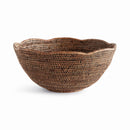 NAPA Home & Garden, BURMA RATTAN SCALLOPED EDGE BOWL