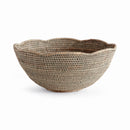 NAPA Home & Garden, BURMA RATTAN SCALLOPED EDGE BOWL LARGE