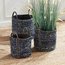 NAPA Home & Garden, DENIM ROUND BASKETS, SET OF 3
