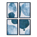 NAPA Home & Garden, ABSTRACT ECLIPTIC PRINTS, SET OF 4