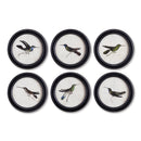 NAPA Home & Garden, HUMMINGBIRD ROUND PETITE PRINTS, SET OF 6