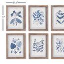 NAPA Home & Garden, BLUE LEAF PETITE PRINTS, SET OF 6,NNH524