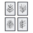NAPA Home & Garden, SKETCHED LEAF PRINTS, SET OF 4