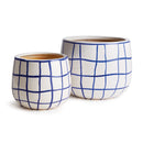 NAPA Home & Garden, MILO HAND-PAINTED POTS, SET OF 2