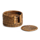 NAPA Home & Garden, BURMA RATTAN COASTERS