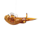Otter Artglass Ornament