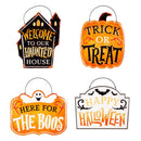 Printed Metal Hanging Halloween Sign