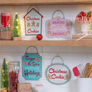 Printed Metal Hanging Gingerbread Cottage Sign
