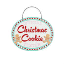 Printed Metal Hanging Gingerbread Cottage Sign