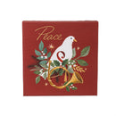 Joyful Traditions Wall Decor, LED Canvas, Holiday Bird, 8" L x 8" H, Asst of 4