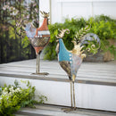 Metal Rooster, Set of 2,phc186