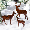 Set of 3 Deer Stakes