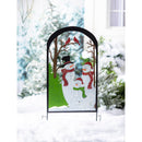Laser Cut Trellis-Snowman Family
