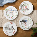 Snowbirds Salad Plate Melamine Bluejay, 8.6"