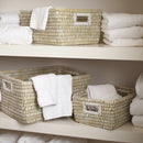 NAPA Home & Garden, RIVERGRASS RECTANGULAR STORAGE BASKETS, SET OF 3,RG2004W