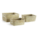 NAPA Home & Garden, RIVERGRASS RECTANGULAR STORAGE BASKETS, SET OF 3