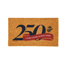 Coir Mat with Color Logo, 16" x 28", US Marine Corps, 250th Anniversary