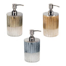 Hillside Pasture Soap Dispenser Glass Ombre Luster, Asst of 3, Program