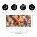 Starfish & Seashells Sassafras Switch Mat