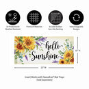 Hello Sunshine Sunflower Sassafras Switch Mat