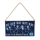 University of North Carolina Halloween Wood Wall Sign