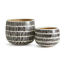 NAPA Home & Garden, UMA HAND-PAINTED POTS, SET OF 2