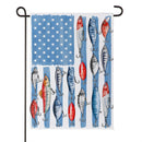 Fishing Life Suede Garden Flag