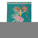Garden Of Wonder Teal Suede Garden Flag