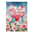 Lovebirds Suede House Flag