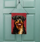Camera Day Dogs, Rottweiler Suede Garden Flag
