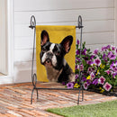 Camera Day Dogs, French Bulldog Suede Garden Flag