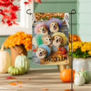 Pet Central Puppy Ballerinas Suede Flag Garden