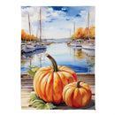 Marina Pumpkins Suede Flag Garden