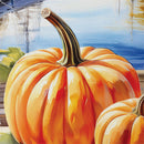 Marina Pumpkins Suede Flag Garden