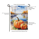 Marina Pumpkins Suede Flag Garden