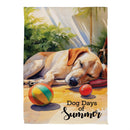 Dog Days of Summer Suede House Flag