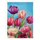 Tulip Palooza Suede House Flag