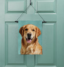 Camera Day Dogs, Golden Retriever Suede Garden Flag