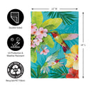Paradise Birds Suede Garden Flag
