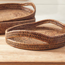NAPA Home & Garden, BURMA RATTAN OVAL SERVING TRAYS