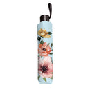 Petal & Plow Umbrella Manual Compact with Sleeve, Farm Highland Cow, 38" Canopy x 22.5"H
