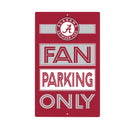 University of Alabama Fan Parking USA Metal Wall Sign, 7.5" x 11.5"