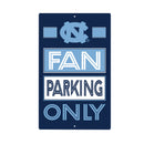 University of North Carolina Fan Parking USA Metal Wall Sign, 7.5" x 11.5"