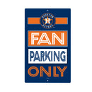 Houston Astros Fan Parking USA Metal Wall Sign, 7.5" x 11.5"