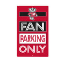 University of Wisconsin-Madison Fan Parking USA Metal Wall Sign, 7.5" x 11.5"